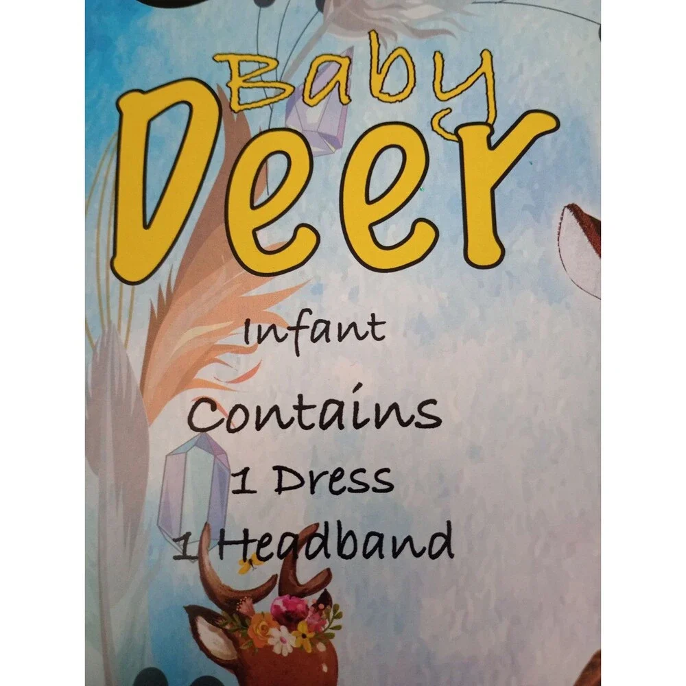 NWT InCharacter Baby Deer Costume Size 6-12 Months